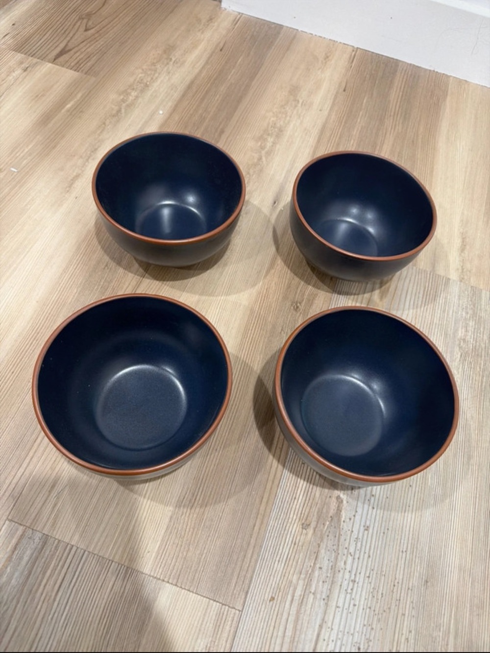 Pfaltzgraff bowl set of 4 new blue